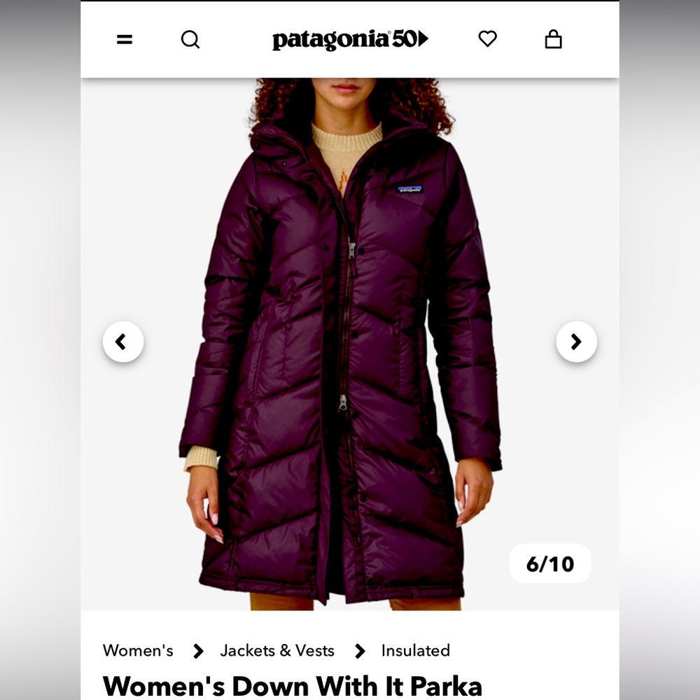 Patagonia Women's Down With It Parka